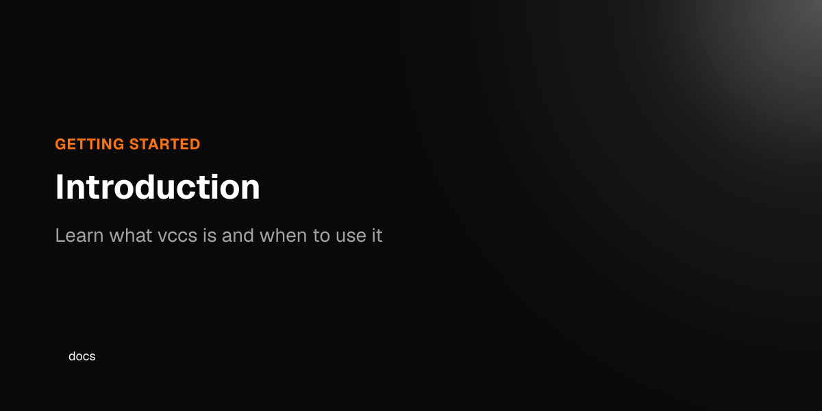 Introduction - docs